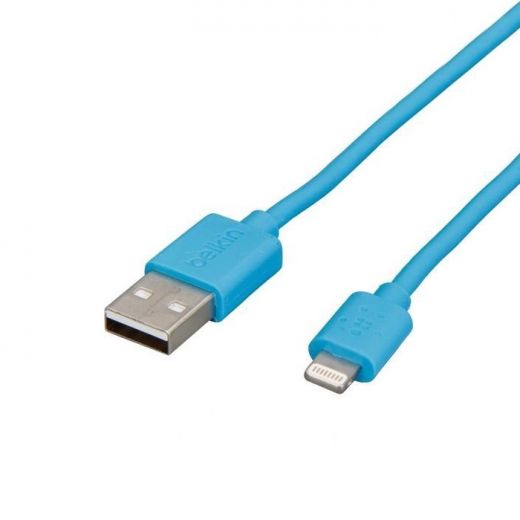 Кабель Belkin USB 2.0/Lightning 1.2 м Blue (F8J023bt04-BLU)