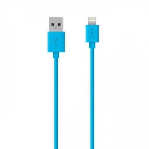 Кабель Belkin USB 2.0/Lightning 1.2 м Blue (F8J023bt04-BLU)