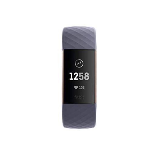 Фитнес-браслет Fitbit Charge 3 Rose Gold/Blue Grey