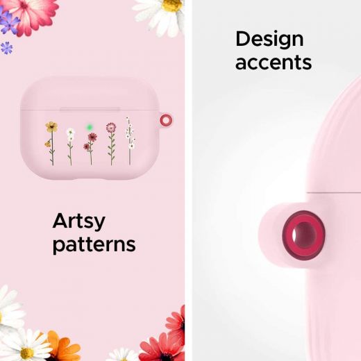 Чехол Ciel by Spigen Silicone Slim Cover Flower Garden для AirPods Pro