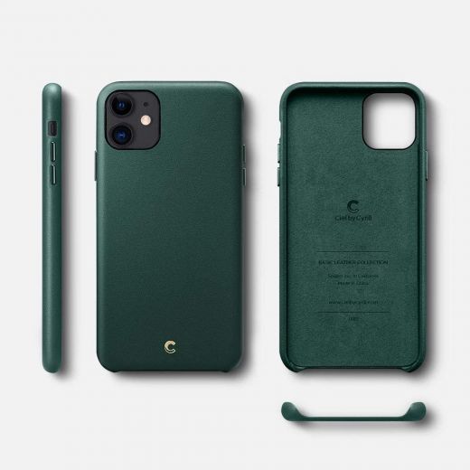 Чехол Ciel by Cyrill Basic Leather Collection Forest Green для iPhone 11