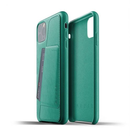 Чехол Mujjo Full Leather Wallet Alpine Green (MUJJO-CL-004-GR) для iPhone 11 Pro Max