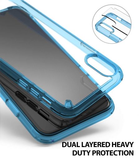 Чохол Ringke Fusion Aqua Blue для iPhone XR