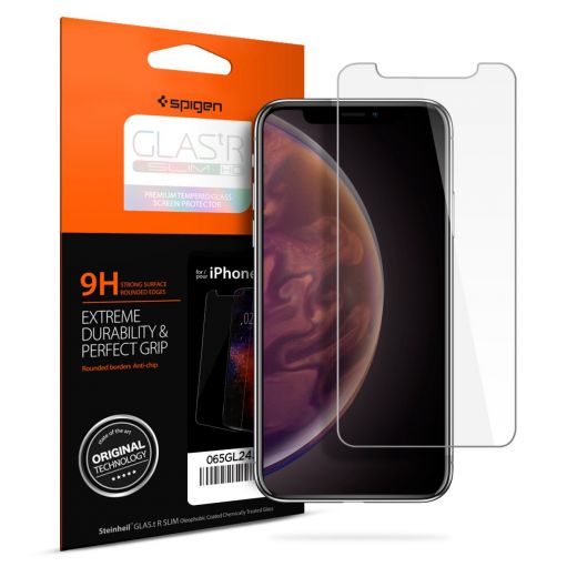 Защитное стекло Spigen GLAS.tR SLIM HD для iPhone 11 Pro Max/XS Max