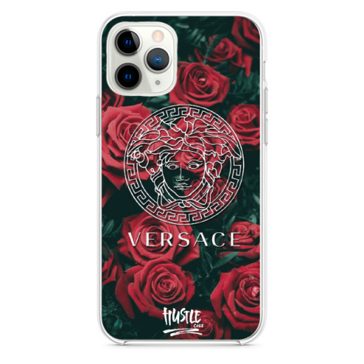 Прозорий чохол Hustle Case Versace Clear для iPhone 12 Pro Max