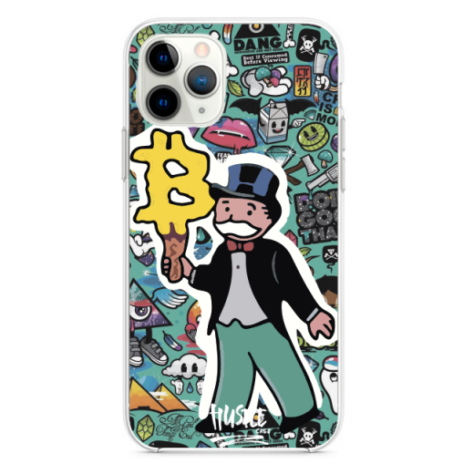 Прозрачный чехол Hustle Case Monopoly Ice Cream Clear для iPhone 12 Pro Max