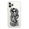 Прозрачный чехол Hustle Case Monopoly Black & White Clear для iPhone 12 Pro Max