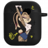 Силиконовый чехол Hustle Case Lola Bunny Black для AirPods 1 | 2