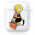 Прозрачный силиконовый чехол Hustle Case Simpsons Lisa Simpson Clear для AirPods 1 | 2