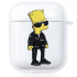 Прозрачный силиконовый чехол Hustle Case Simpsons Bart Simpson Clear для AirPods 1 | 2 Прозрачный силиконовый чехол Hustle Case Simpsons Bart Simpson Clear для AirPods 1 | 2