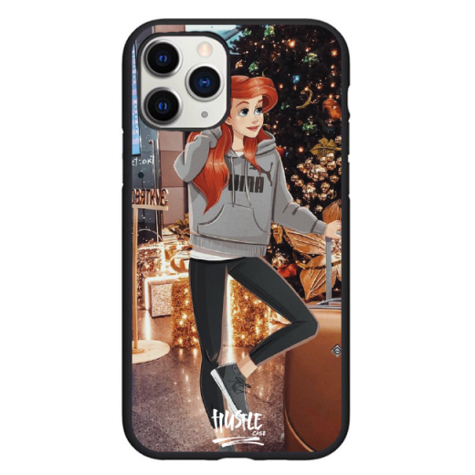 Чехол Hustle Case Girl New Year Black для iPhone 12 | 12 Pro