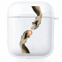 Прозрачный силиконовый чехол Hustle Case Hands BTC=Money Clear для AirPods 1 | 2 Прозрачный силиконовый чехол Hustle Case Hands BTC=Money Clear для AirPods 1 | 2
