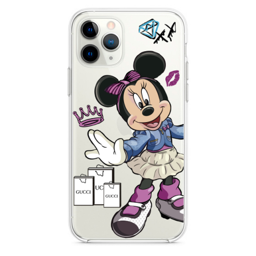 Прозорий чохол Hustle Case NEW Minnie Clear для iPhone 12 Pro Max