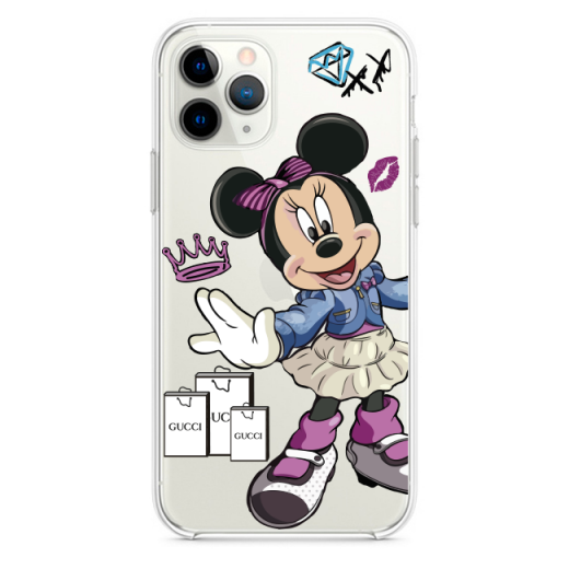 Прозорий чохол Hustle Case NEW Minnie Clear для iPhone 12 | 12 Pro