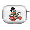 Прозрачный силиконовый чехол Hustle Case Scrooge New Clear для AirPods Pro