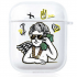 Прозорий силіконовий чохол Hustle Case Business Angel Clear для AirPods 1 | 2 Прозорий силіконовий чохол Hustle Case Business Angel Clear для AirPods 1 | 2