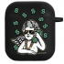 Силиконовый чехол Hustle Case Business Angel 2 Black для AirPods 1 | 2 Силиконовый чехол Hustle Case Business Angel 2 Black для AirPods 1 | 2