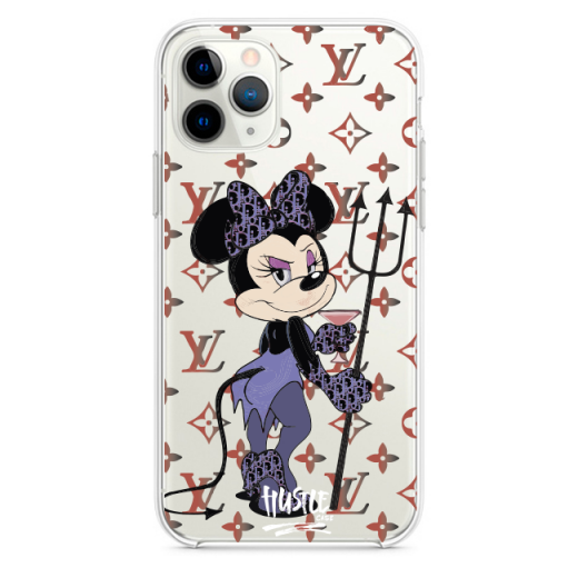 Прозрачный чехол Hustle Case Minnie Mouse Clear для iPhone 12 Pro Max