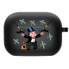 Силіконовий чохол Hustle Case Monopoly Kalash Black для AirPods Pro