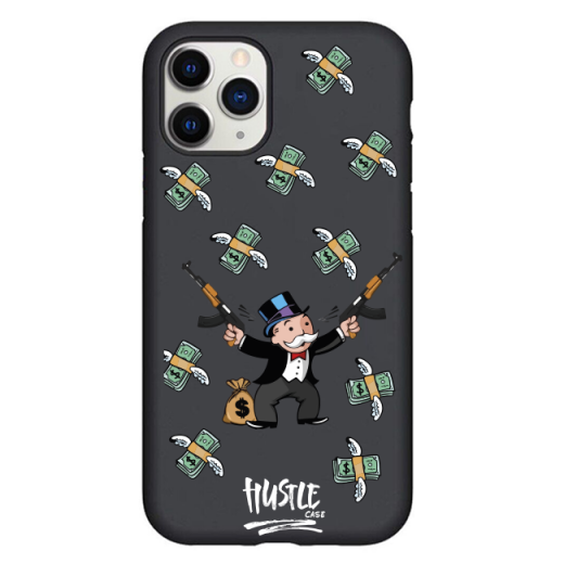 Чехол Hustle Case Monopoly Kalash Black для iPhone 12 Pro Max