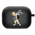 Силиконовый чехол Hustle Case Bunny Love Black для AirPods Pro Силиконовый чехол Hustle Case Bunny Love Black для AirPods Pro