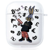 Прозорий силіконовий чохол Hustle Case Bucks Bunny Gun Clear для AirPods 1 | 2