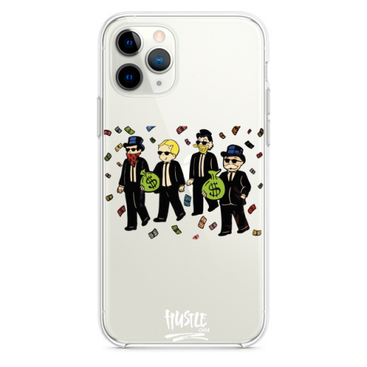 Прозорий чохол Hustle Case Monopoly Squad Clear для iPhone 12 | 12 Pro