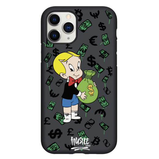 Чохол Hustle Case Monopoly Richie Rich Black для iPhone 12 | 12 Pro