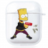 Прозрачный силиконовый чехол Hustle Case Simpsons Bart Gun Clear для AirPods 1 | 2 Прозрачный силиконовый чехол Hustle Case Simpsons Bart Gun Clear для AirPods 1 | 2