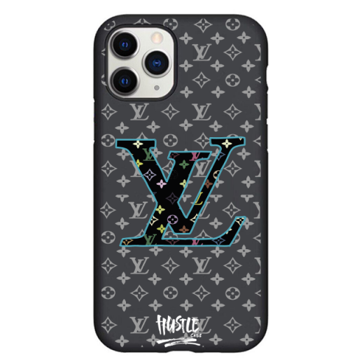 Чохол Hustle Case LV blue Black для iPhone 12 | 12 Pro