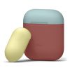 Чохол Elago Silicone Duo Case Italian Rose/Coral Blue/Yellow (EAPDO-IRO-CBLYE) для Airpods
