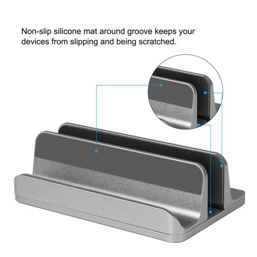 Підставка JARLINK Vertical Laptop Stand Gray для MacBook