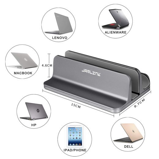 Підставка JARLINK Vertical Laptop Stand Gray для MacBook