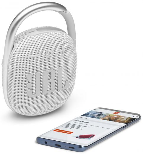 Акустика JBL Сlip 4 White (JBLCLIP4WHT)