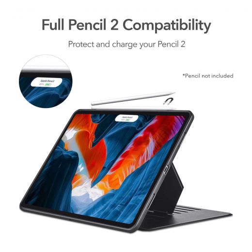 Чохол ESR Sentry Protective Case with Stand Black для iPad Pro 12.9" (2020 | 2021 | 2022 | M1 | M2)