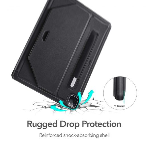 Чохол ESR Sentry Protective Case with Stand Black для iPad Pro 12.9" (2020 | 2021 | 2022 | M1 | M2)