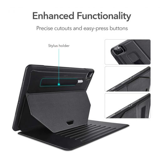 Чохол ESR Sentry Protective Case with Stand Black для iPad Pro 12.9" (2020 | 2021 | 2022 | M1 | M2)