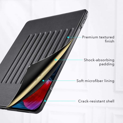 Чохол ESR Sentry Protective Case with Stand Black для iPad Pro 12.9" (2020 | 2021 | 2022 | M1 | M2)