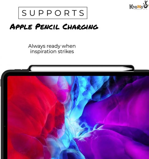 Чохол Khomo Companion Series with Pencil Holder Charcoal для iPad Pro 11" (2020)