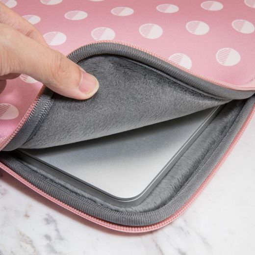 Чехол LAUT Pop Protective Sleeve Polka Pink (LAUT_MB13_POP_PK) для MacBook 13"