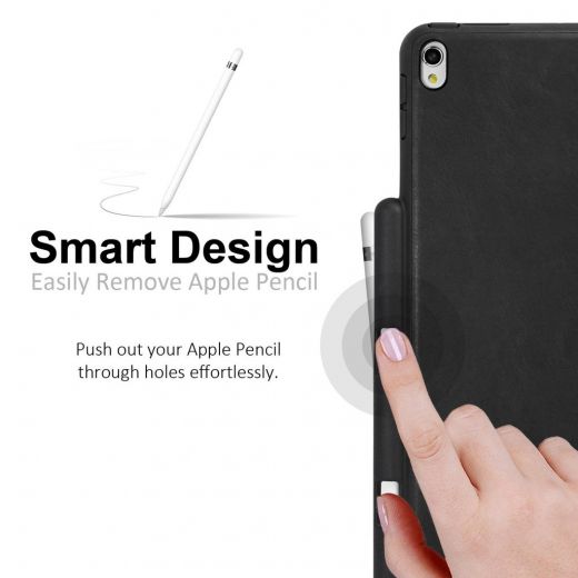 Чохол Khomo Dual Case Cover with Pencil Holder Leather Black для iPad Pro 10.5"/Air 3 (2019)