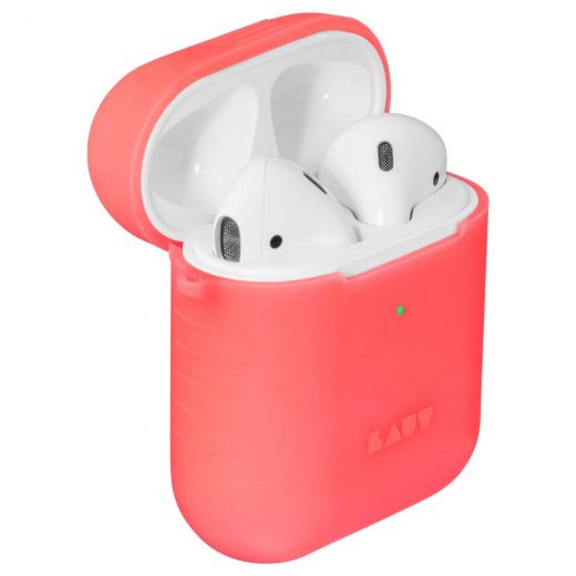 Чохол Laut Pod Neon Electric Coral (L_AP_PN_R) для AirPods