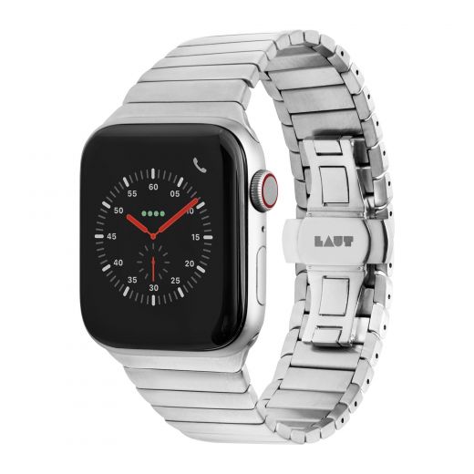 Ремешок LAUT Links Silver (L_AWL_LI_SL) для Apple Watch 45mm | 44mm | 42mm