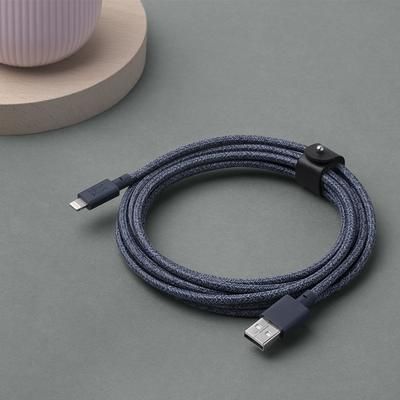 Кабель Native Union Belt Cable XL Lightning Cosmos Black (3 m) (BELT-L-CS-BLK-3-NP)