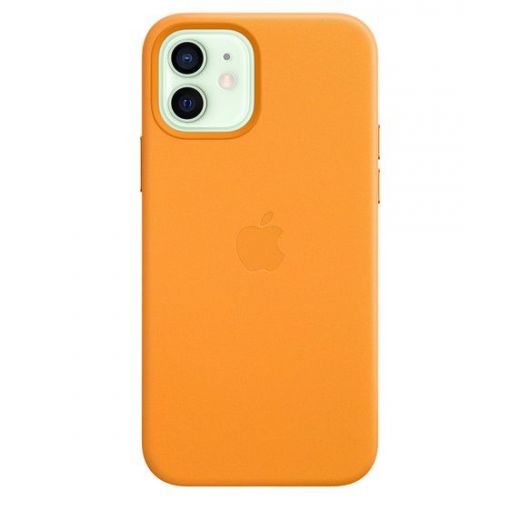 Чохол CasePro Leather Case with MagSafe California Poppy для iPhone 12 | 12 Pro