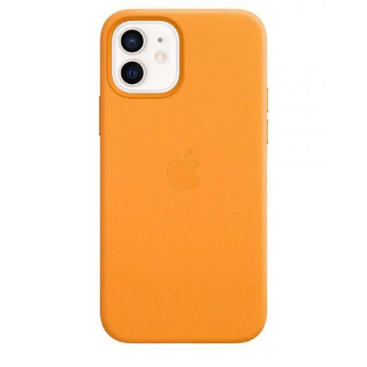 Чехол CasePro Leather Case with MagSafe California Poppy для iPhone 12 | 12 Pro