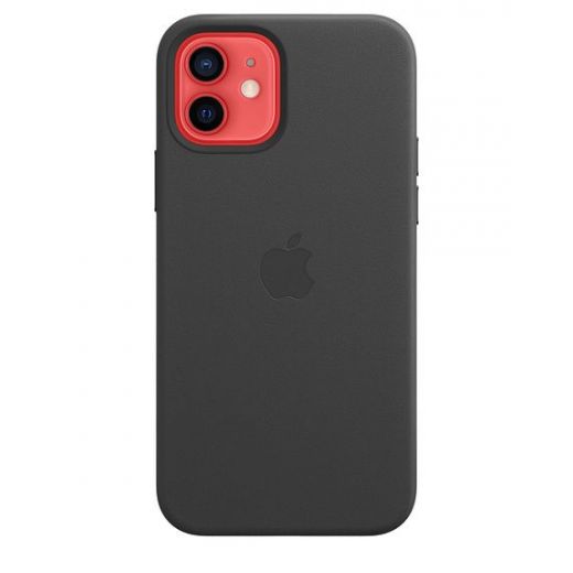 Чехол CasePro Leather Case with MagSafe Black для iPhone 12 | 12 Pro