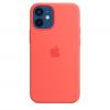 Оригинальный чехол Apple Silicone Case with MagSafe Pink Citrus для iPhone 12 mini (MHKP3)