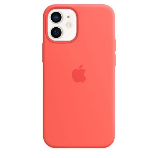 Силіконовий чохол CasePro Silicone Case (High Quality) Pink Citrus для iPhone 12 mini