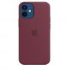 Оригінальний чохол Apple Silicone Case with MagSafe Plum для iPhone 12 mini (MHKQ3)